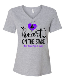 NJ Dance V-neck T-Shirt Design 22