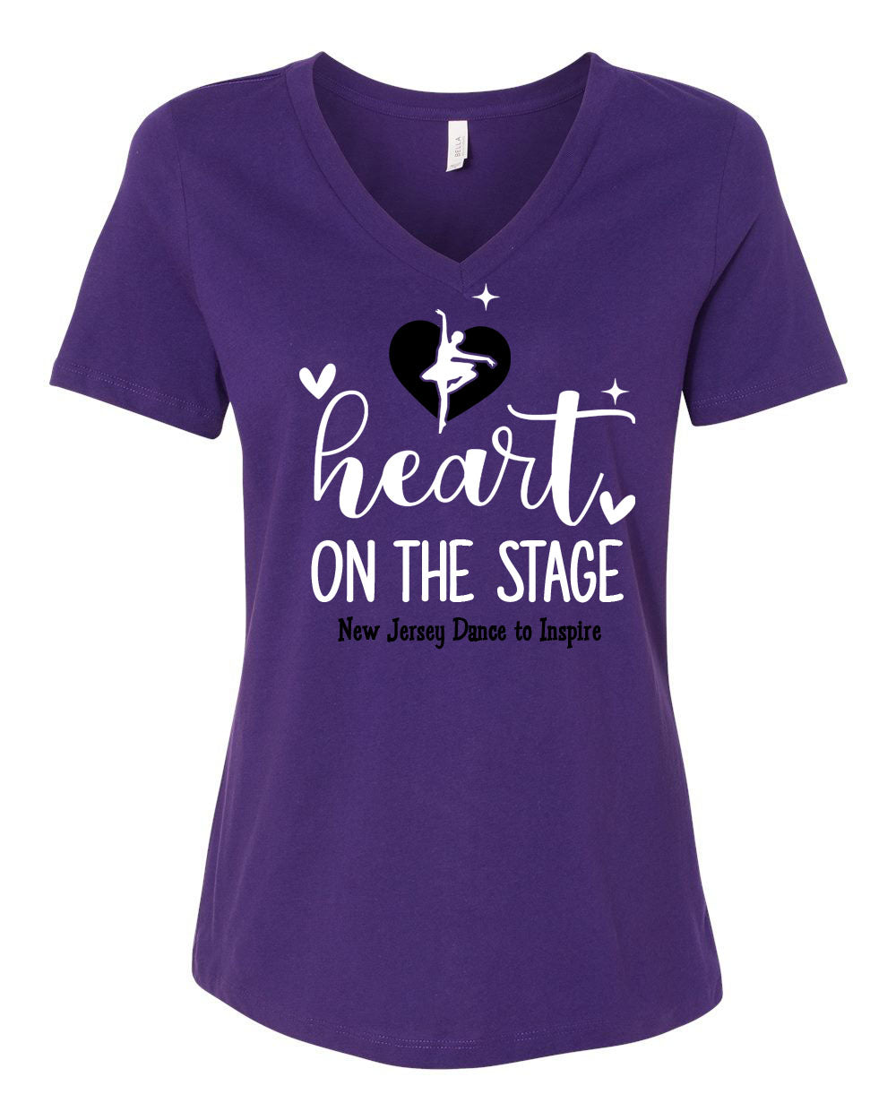 NJ Dance V-neck T-Shirt Design 22