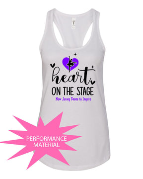 NJ Dance Performance Racerback Tank Top Design 22
