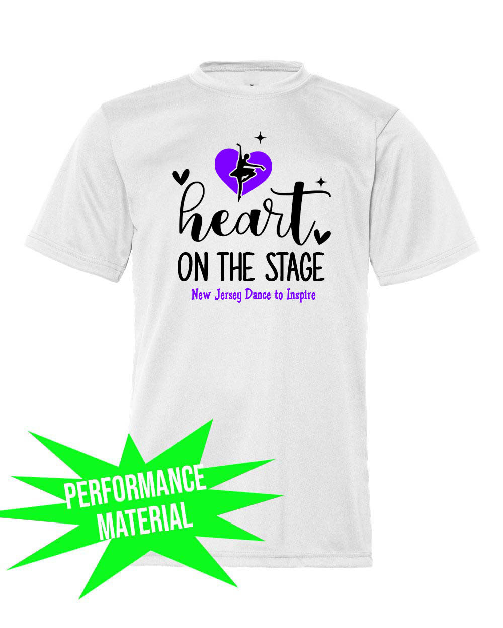 NJ Dance Performance Material T-Shirt Design 22