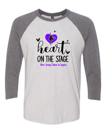 NJ Dance raglan shirt Design 22