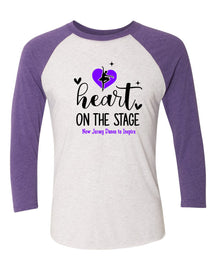 NJ Dance raglan shirt Design 22