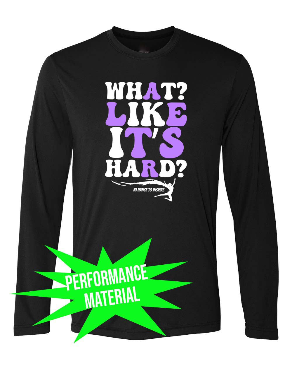 NJ Dance Performance Material Long Sleeve Shirt Design 23
