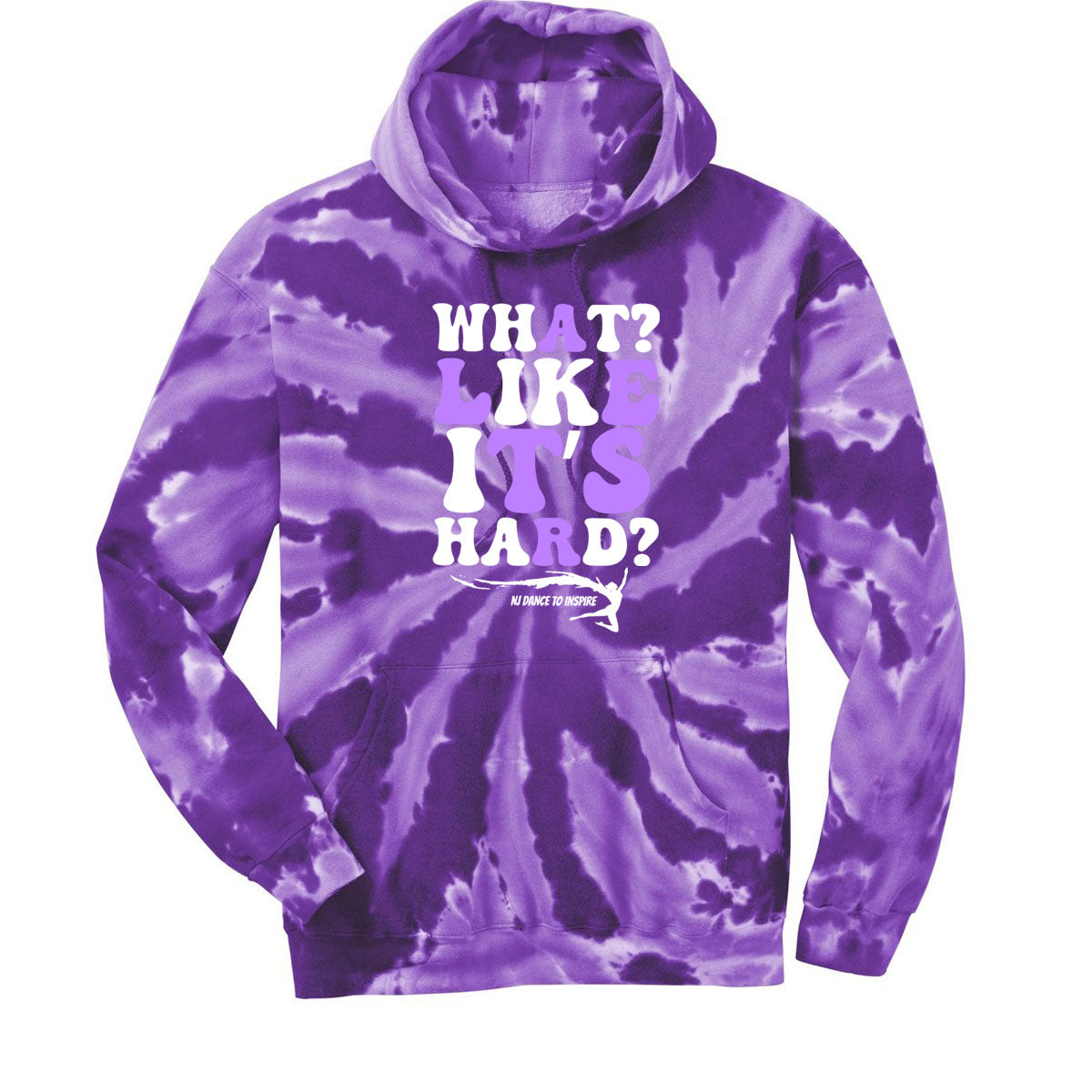 NJ Dance Tie-Dye Hooded Sweatshirt Design 23