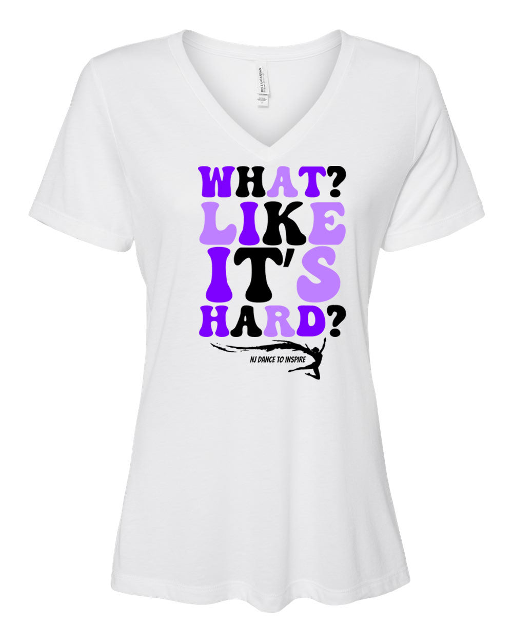 NJ Dance V-neck T-Shirt Design 23