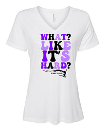 NJ Dance V-neck T-Shirt Design 23