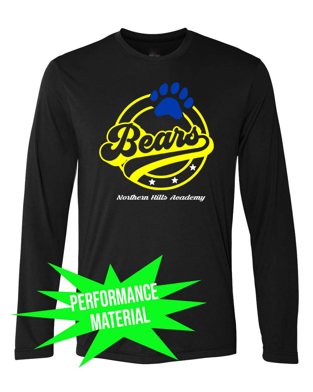 Northern Hills Performance Material Design 6 Long Sleeve Shirt