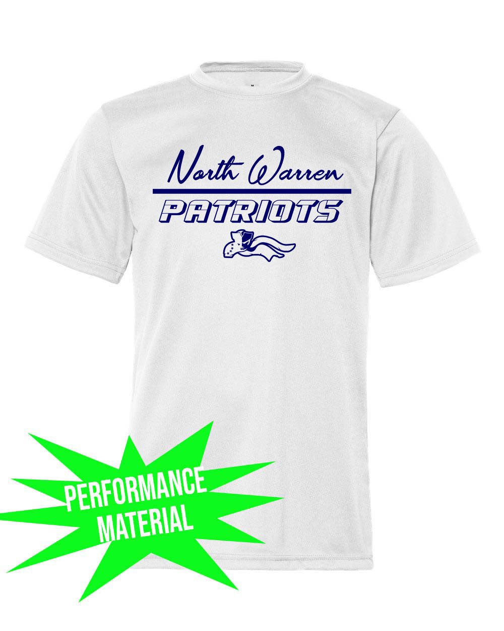 North Warren Performance Material design 10 T-Shirt