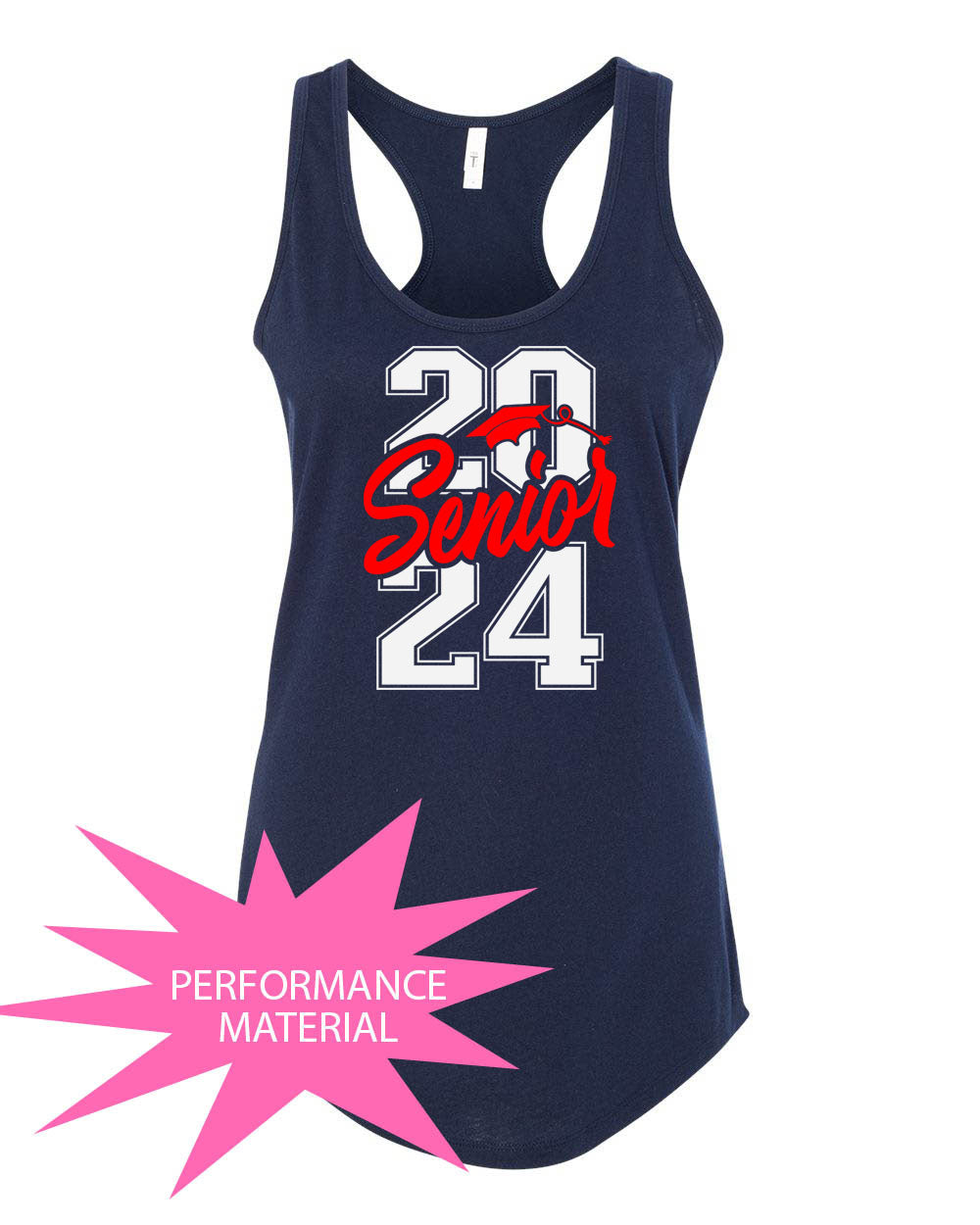 North Warren Design 12 Performance Racerback Tank Top