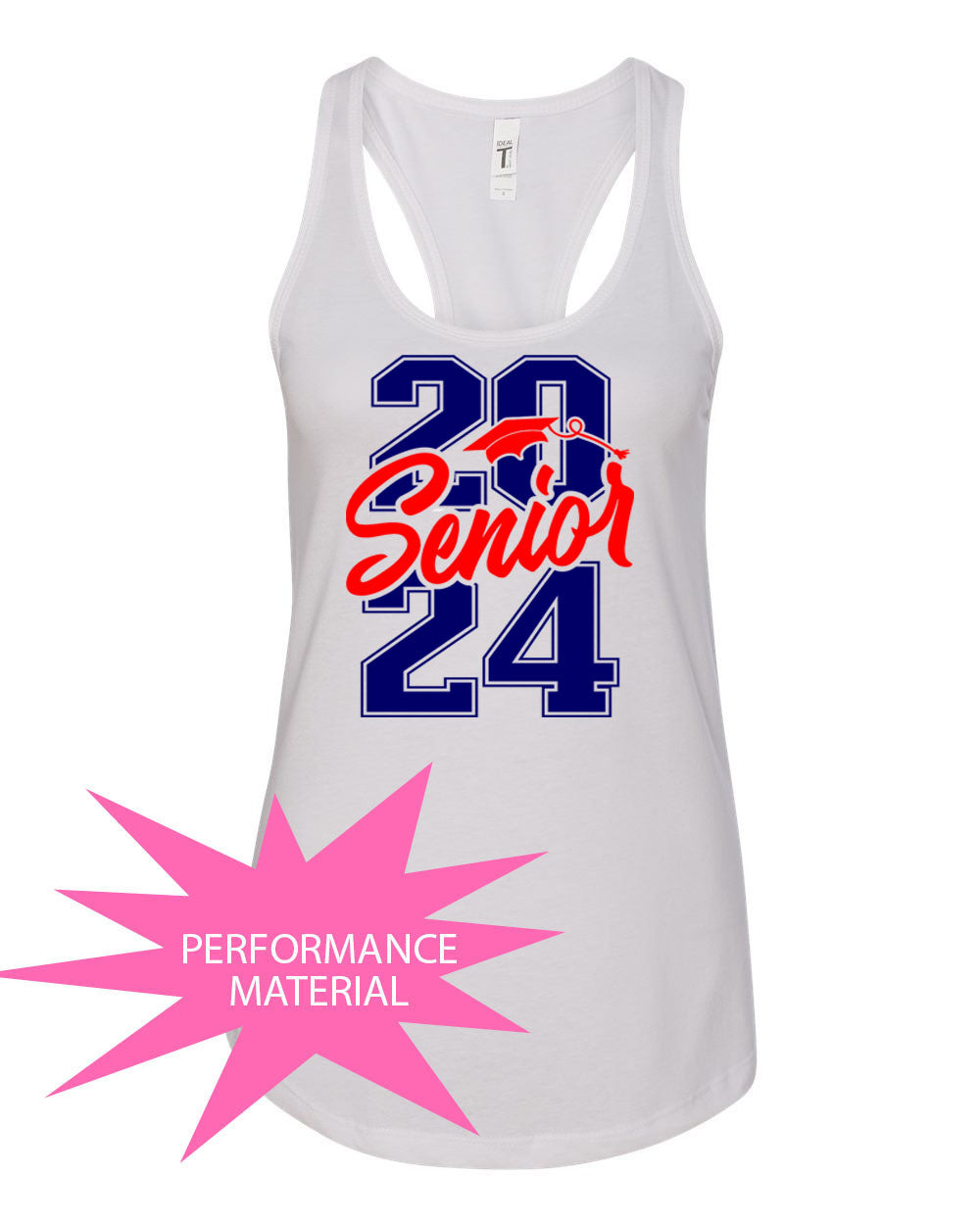 North Warren Design 12 Performance Racerback Tank Top