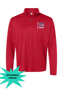 North Warren Quarter Zip Long Sleeve Design 16