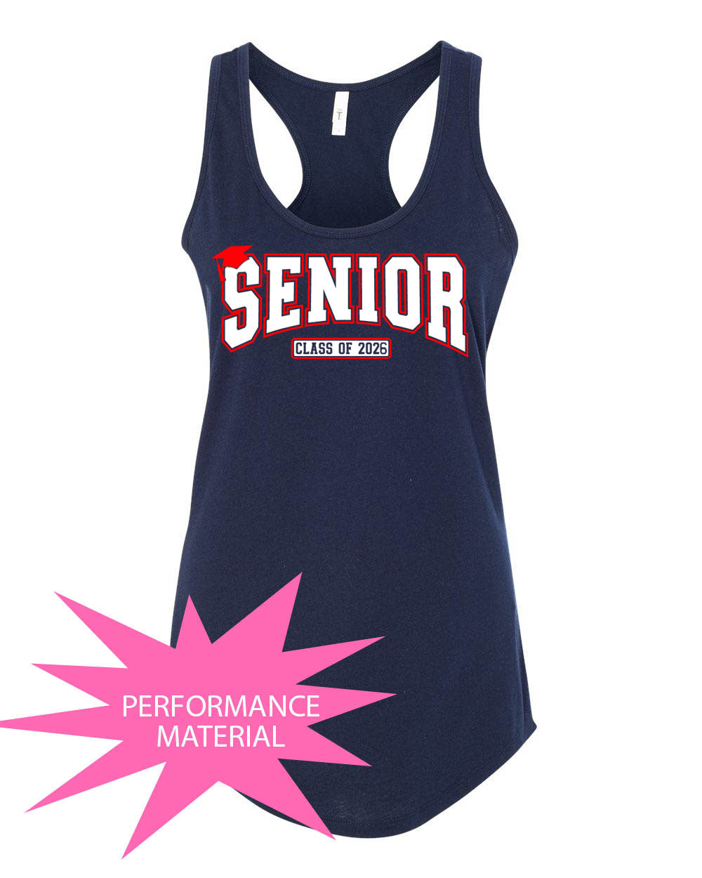North Warren Performance Racerback Tank Top Design 26