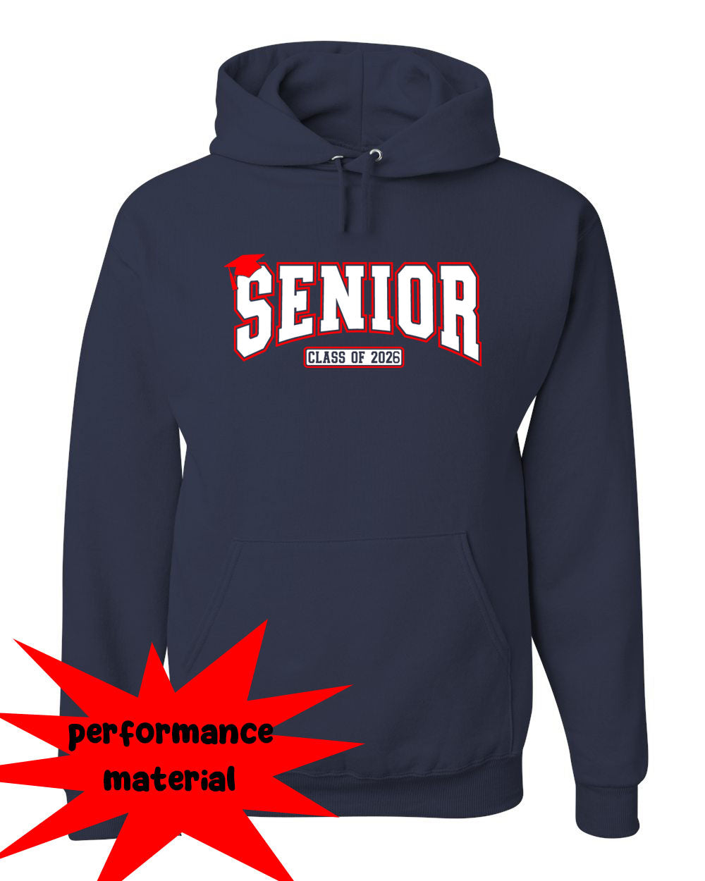North Warren  Performance Hooded Sweatshirt Design 26