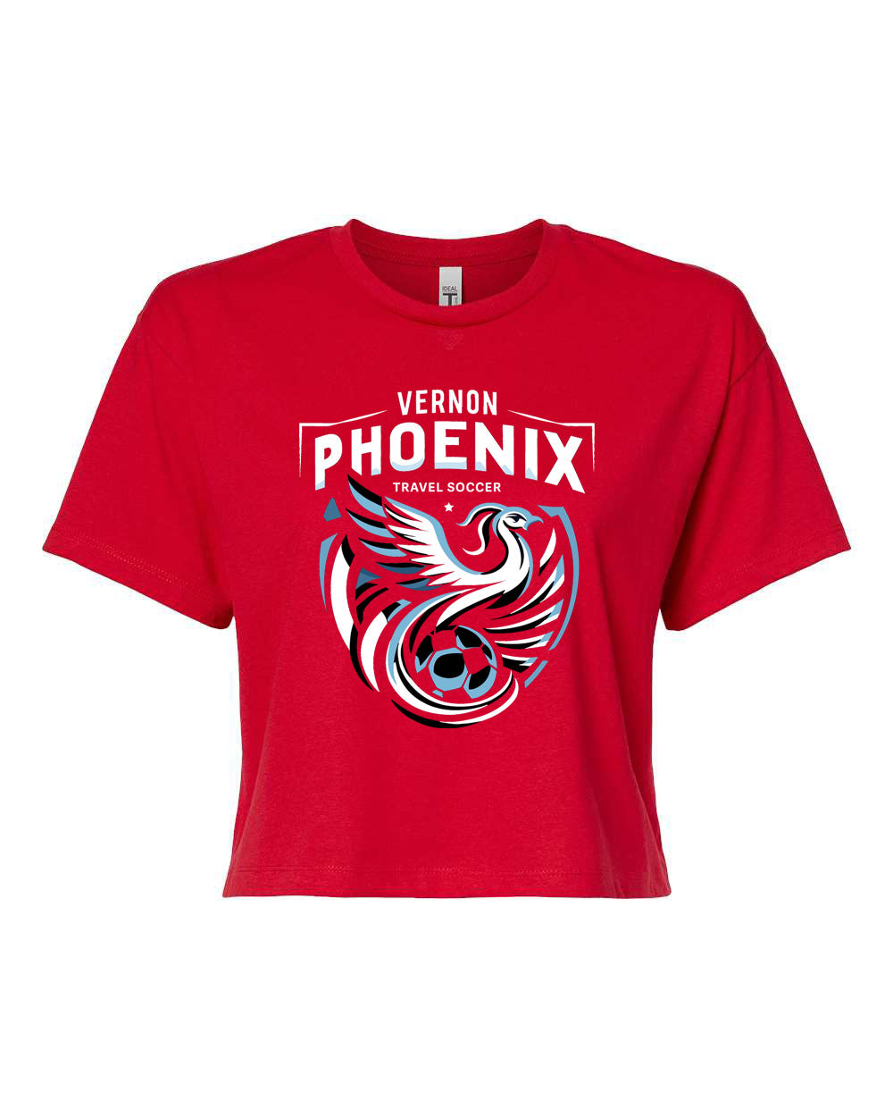 Phoenix Soccer Design 1 crop top