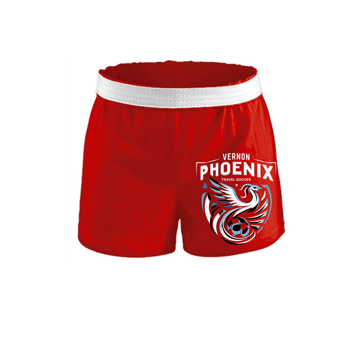 Phoenix Soccer Design 1 girls Shorts