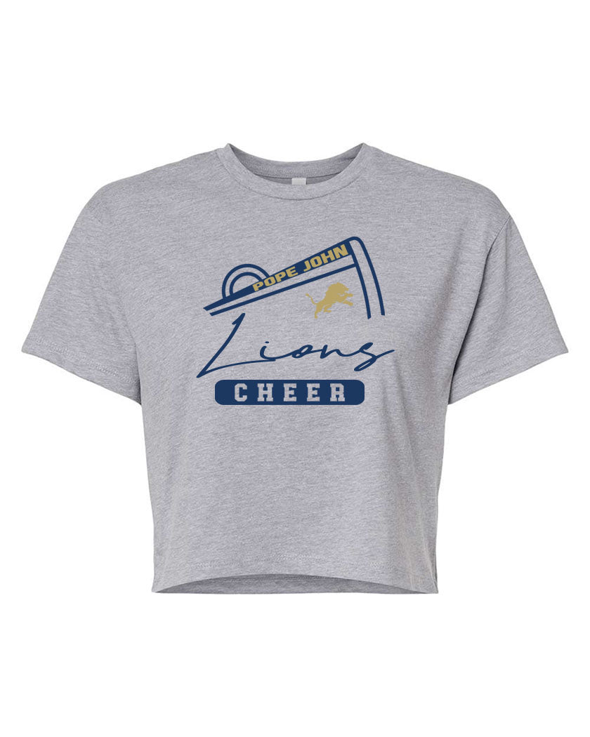 Pope John Cheer Crop Top Design 11