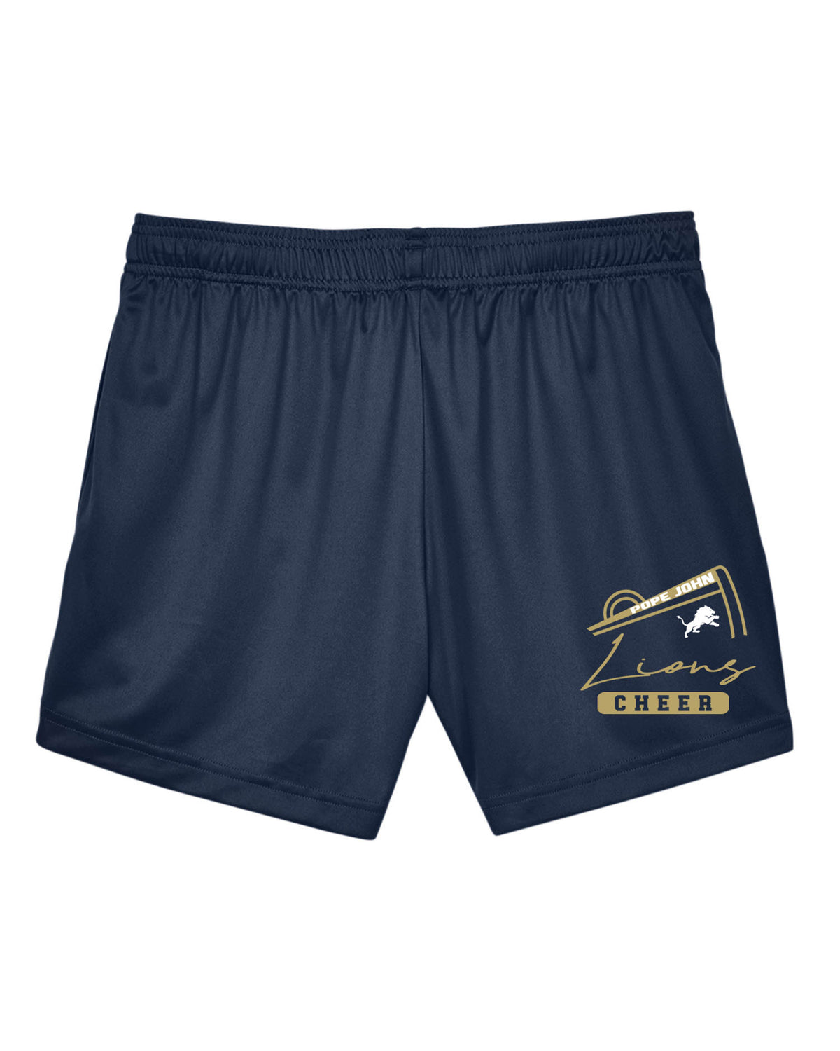 Pope John Cheer Ladies Performance Shorts Design 11