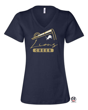 Pope John Cheer V-neck T-Shirt Design 11