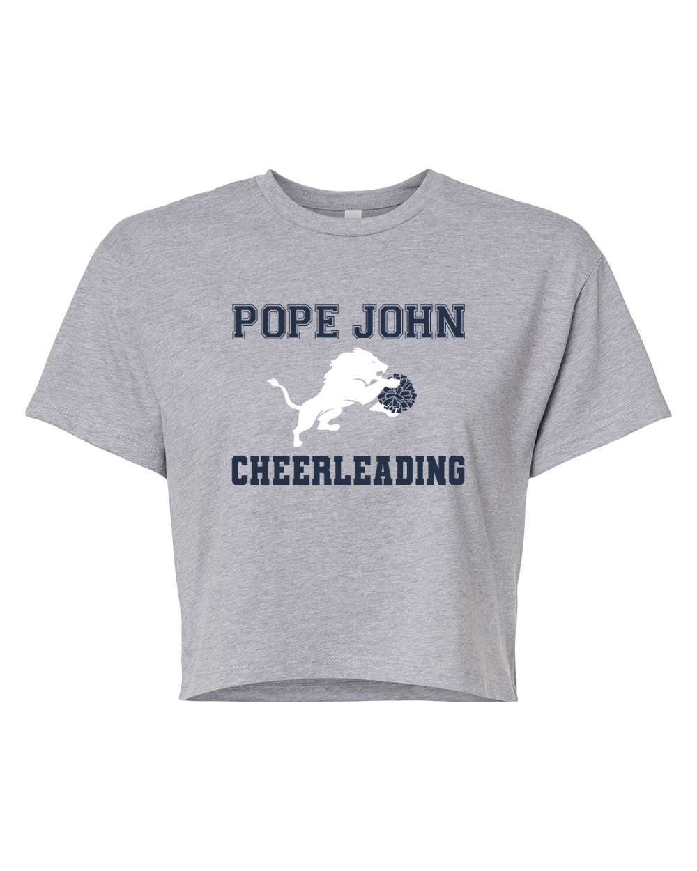 Pope John Cheer Design 1 Crop Top