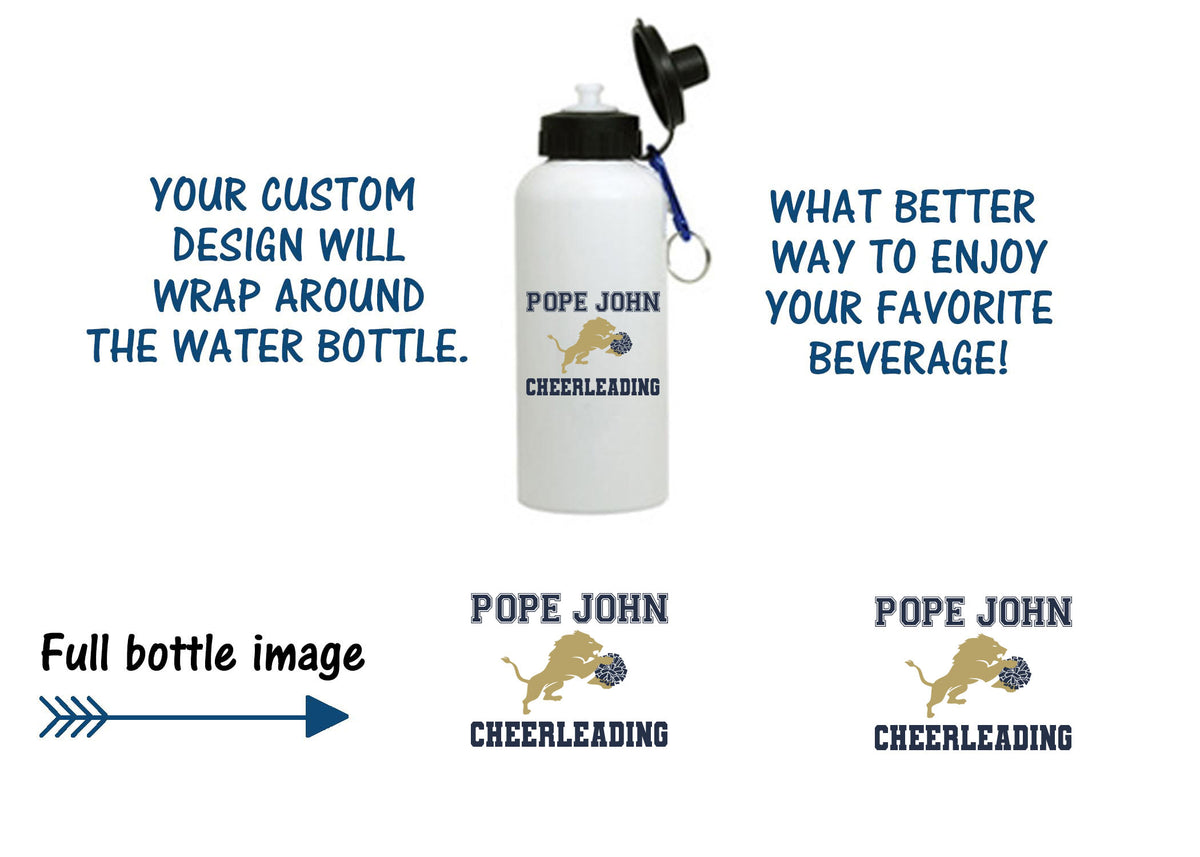 Pope John Cheer Water Bottle