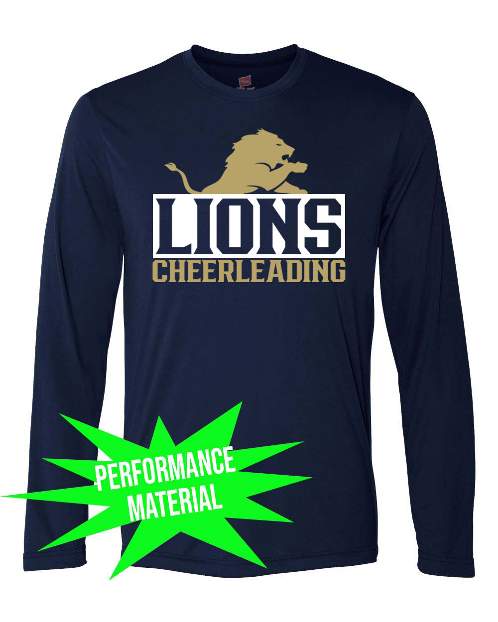 Pope John Cheer Performance Material Design 2 Long Sleeve Shirt