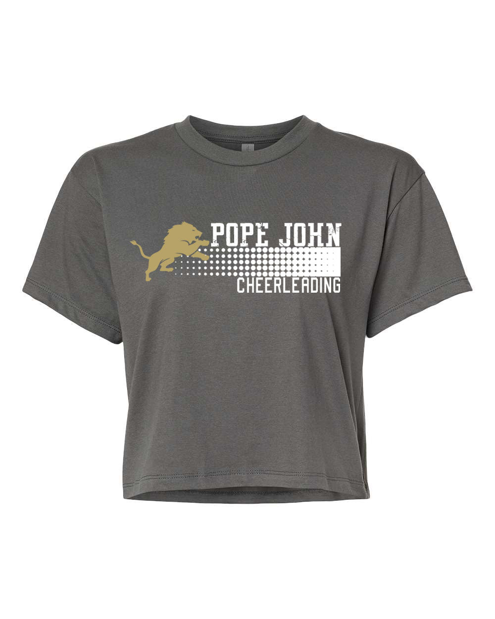 Pope John Cheer Design 4 Crop Top