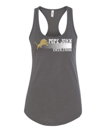 Pope John Cheer Racerback Design 4 Tank Top