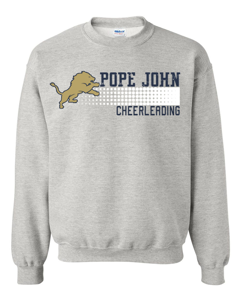 Pope John Cheer Design 4 non hooded sweatshirt