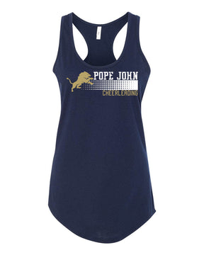 Pope John Cheer Racerback Design 4 Tank Top