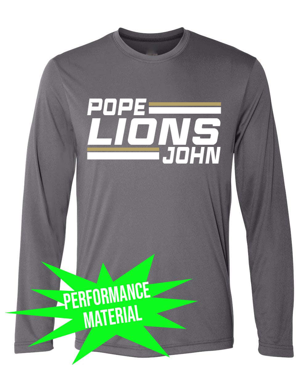 Pope John Cheer Performance Material Design 5 Long Sleeve Shirt