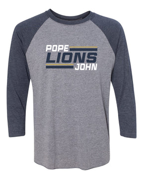 Pope John Cheer Design 5 raglan shirt