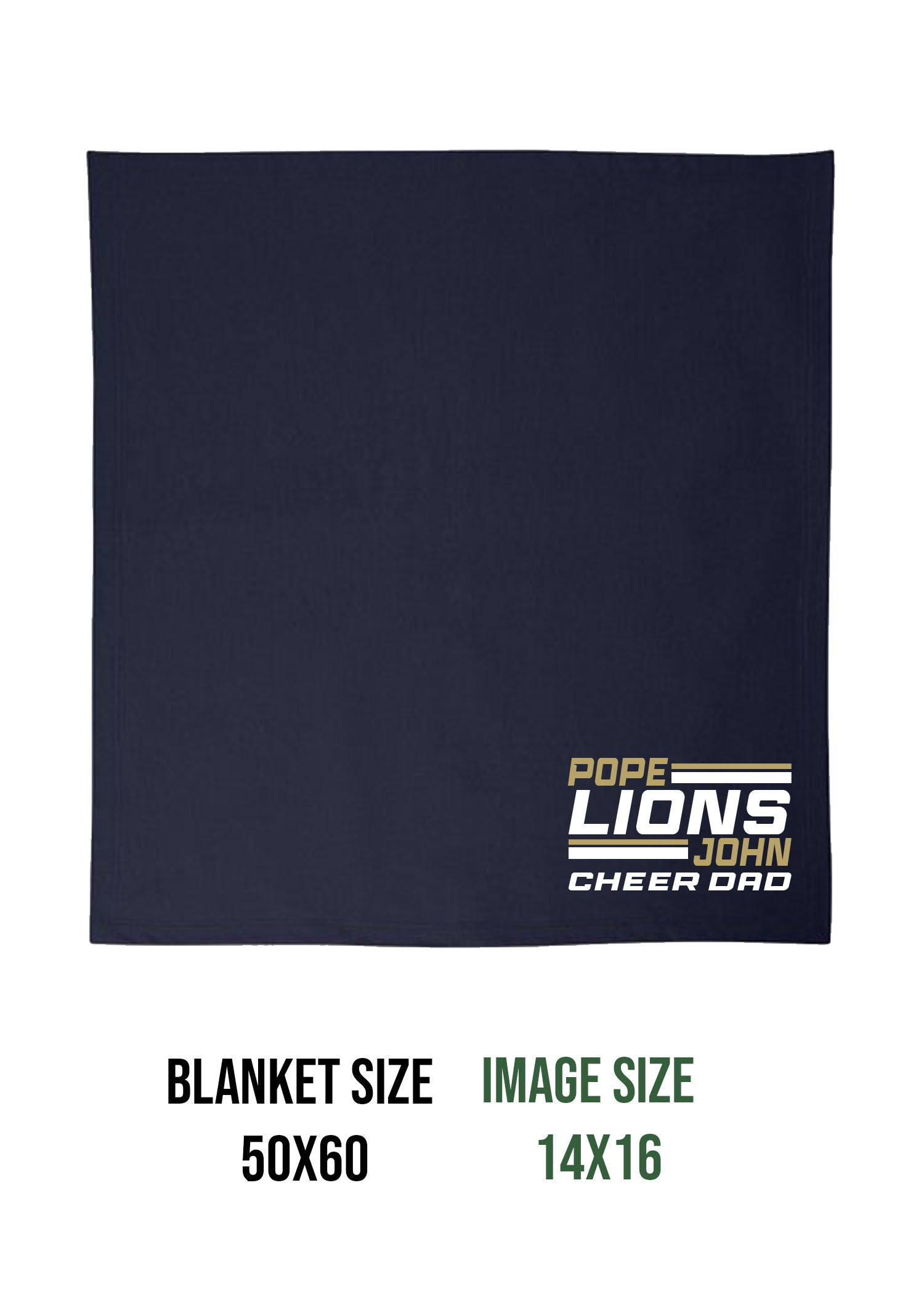 Pope John Cheer Design 5 Blanket