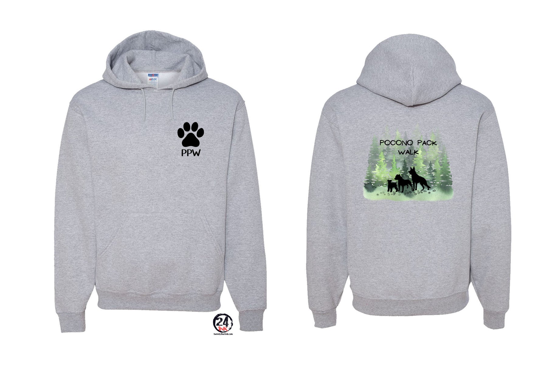 Pocono Pack Design 2 Hooded Sweatshirt