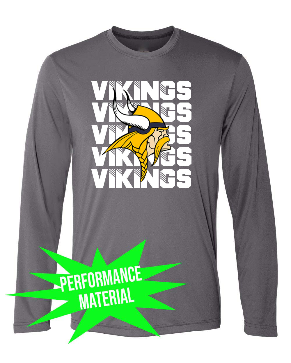 Rolling Hills Performance Material Long Sleeve Shirt Design 8