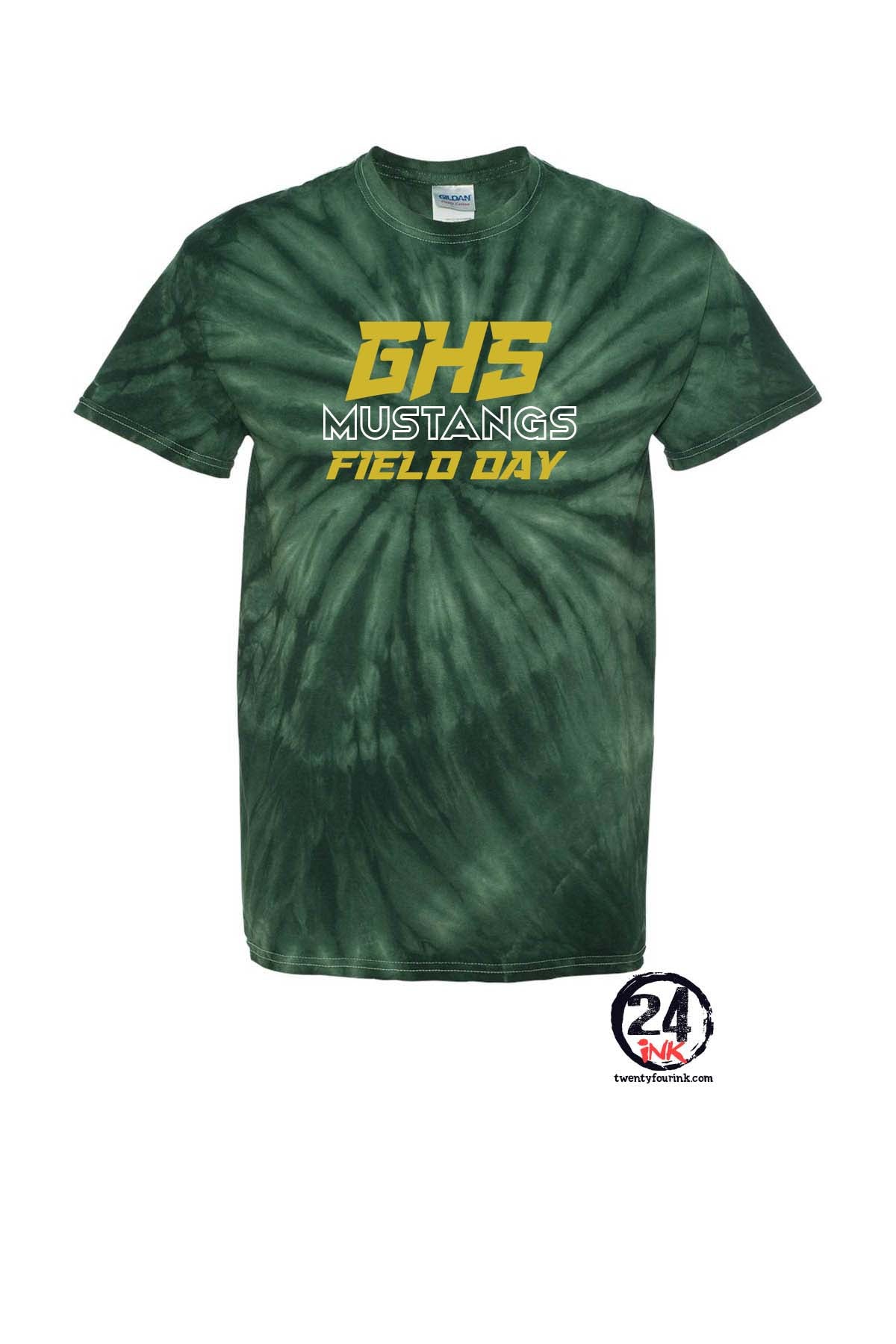 Green Hills Tie Dye t-shirt Field Day 2026