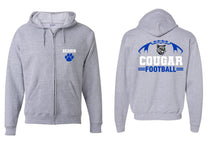 Cougars Football Zip up Sweatshirt Design 16