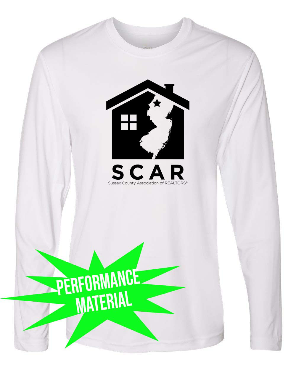 SCAR Performance Material Long Sleeve Shirt Design 1