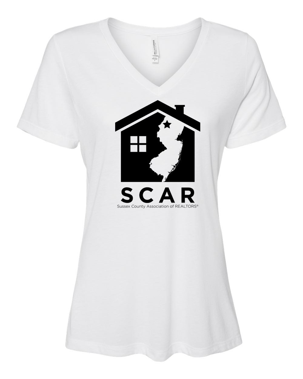 SCAR V-neck T-Shirt Design 1