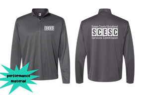 SCESC Quarter Zip Long Sleeve