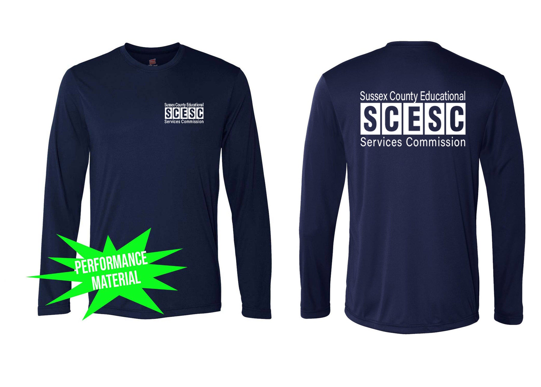 SCESC Performance Material Long Sleeve Shirt