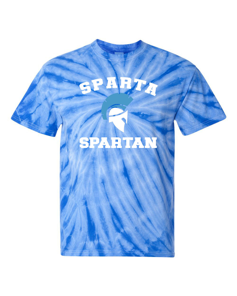 Sparta School Tie Dye t-shirt Design 1