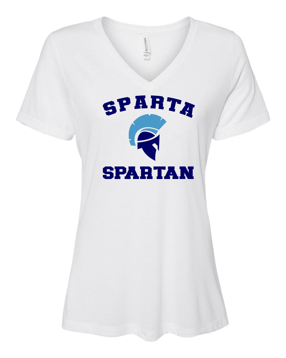 Sparta School Design 1 V-neck T-Shirt