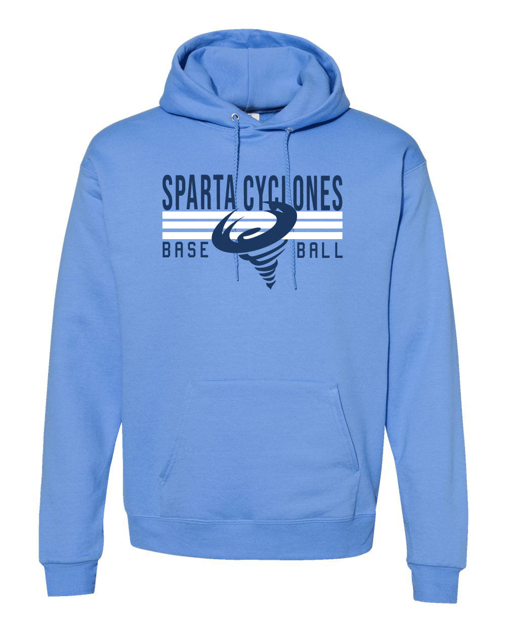 Sparta Cyclones Hooded Sweatshirt Design 4