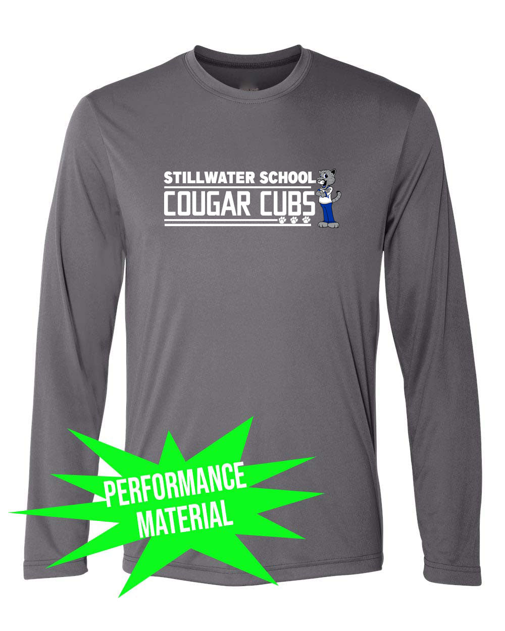 Stillwater School Performance Material Long Sleeve Shirt Design 23