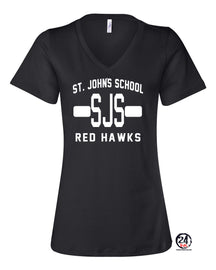 St. John's Design 2 V-neck T-Shirt