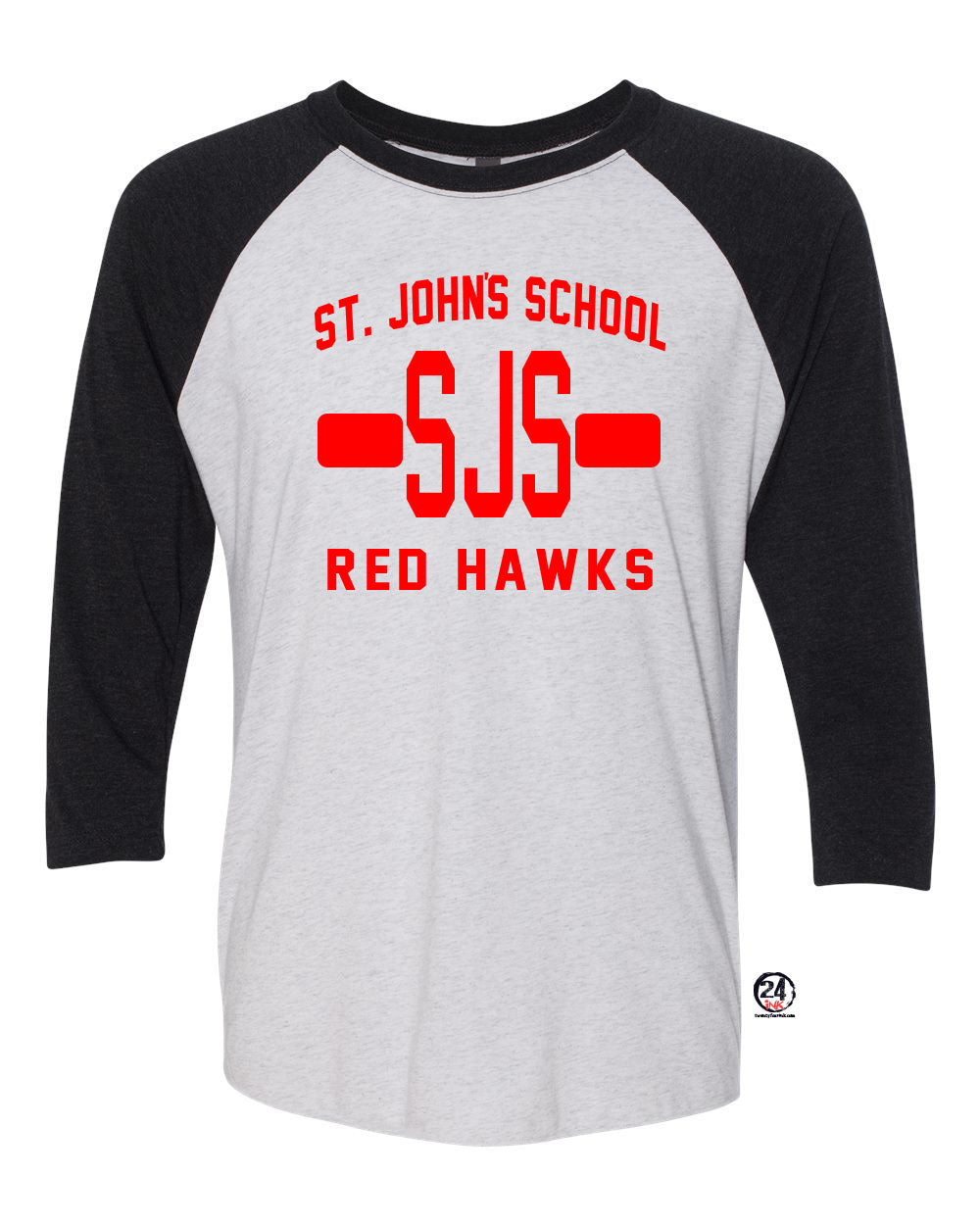 St. John's design 2 raglan shirt