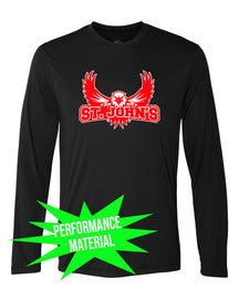 St. John's Performance Material Design 3 Long Sleeve Shirt