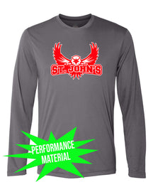 St. John's Performance Material Design 3 Long Sleeve Shirt