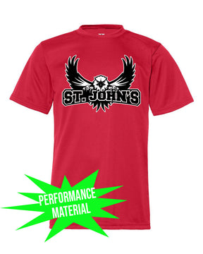 St. John's Performance Material design 3 T-Shirt