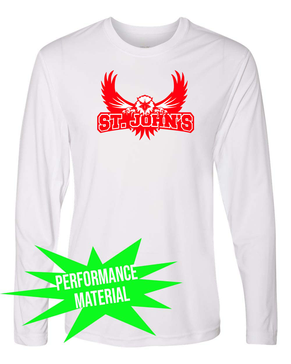 St. John's Performance Material Design 3 Long Sleeve Shirt